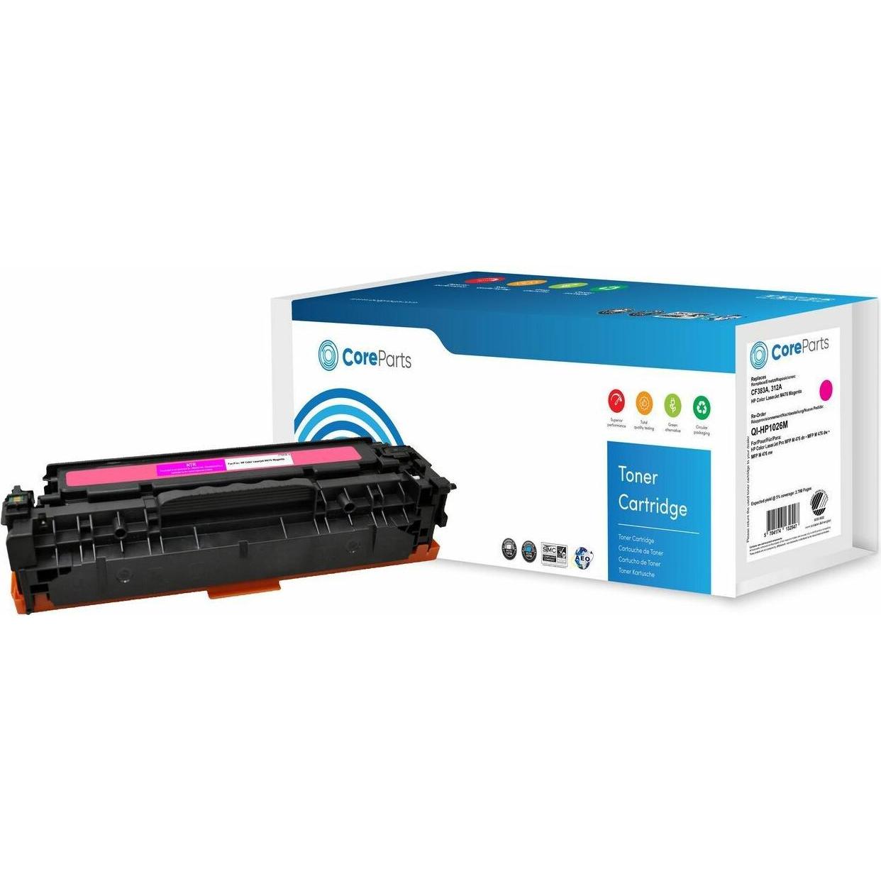 CoreParts, Toner, QI-HP1026M Tonerkartusche (e) Kompatibel (M)