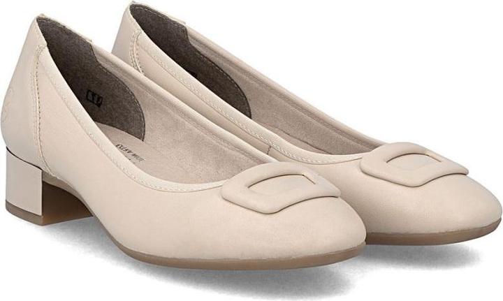 Produktbild Rieker Women's leather pumps with low heels, beige, 43453-62 (43)
