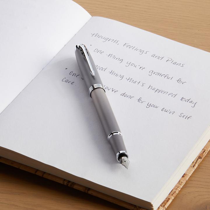 Immagine prodotto Parker Pen Parker IM Writing Rituals stilografica grigia, linea. M (Grigio, 1x)