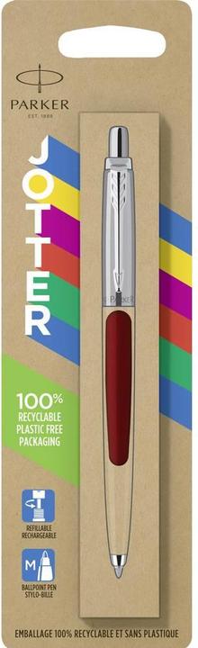 Image du produit Parker Stylo à bille JOTTER Originaux C.C. M Blist (Acier inoxydable, Rouge, 1 x)