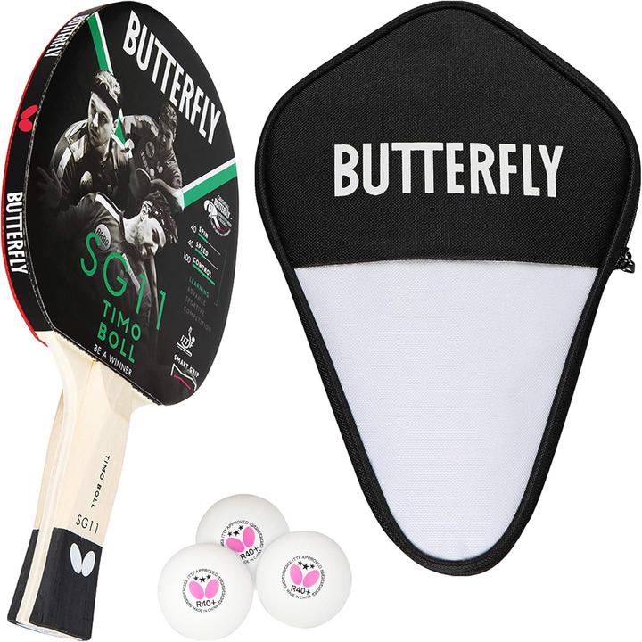 Actual product image Butterfly Table tennis bat set Timo Boll SG11