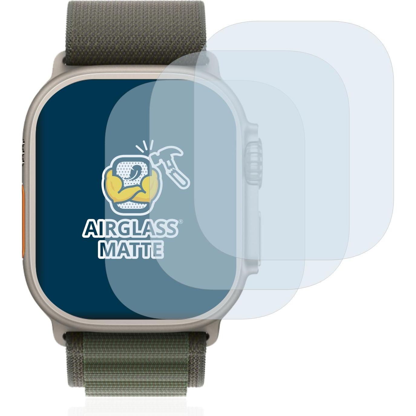 Thumbnail - BROTECT AirGlass Panzerglasfolie Matt, Smartwatch Schutzfolie, Grau