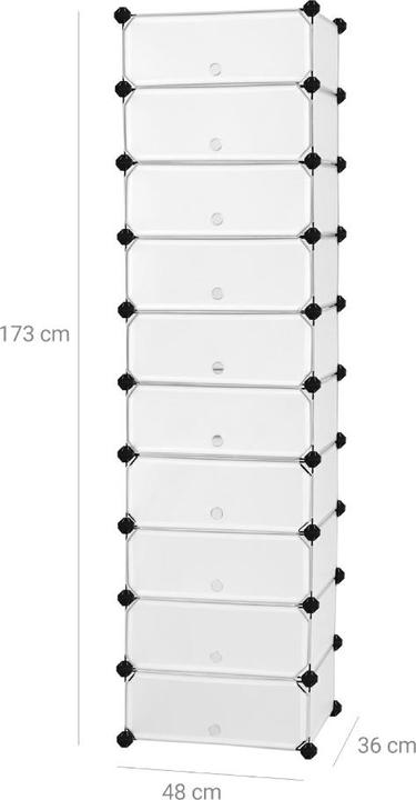 Image du produit Songmics Quadro (43 x 31 x 173 cm)