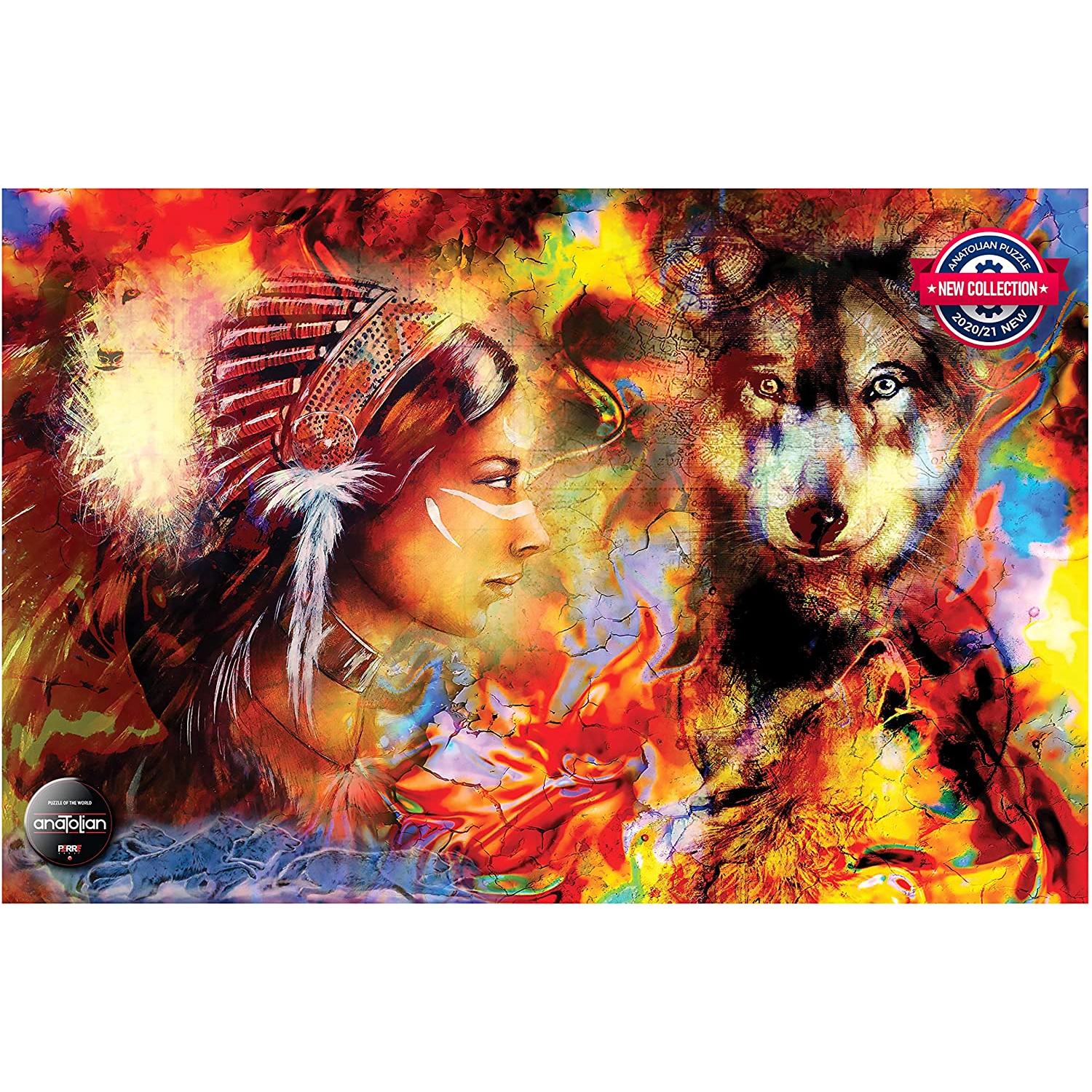 Thumbnail - Anatolian 4562 puzzle 1500 pcs. Indiana and the wolf (1500 Teile)