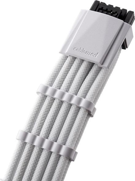 Produktbild CableMod PRO ModMesh RT 12VHPWR auf 3x PCI-e Kabel für ASUS/Seasonic/Phanteks - 60cm, weiss