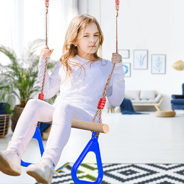 Produktbild Pellor Multifunktions Kinderholz Trapeze, Blau