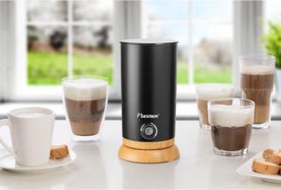 Productafbeelding Bestron Melkopschuimer, Black & Wood-serie