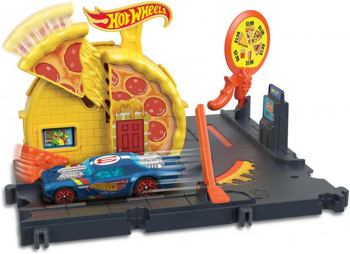 Actual product image Hot Wheels Speedy Pizza Pick-up