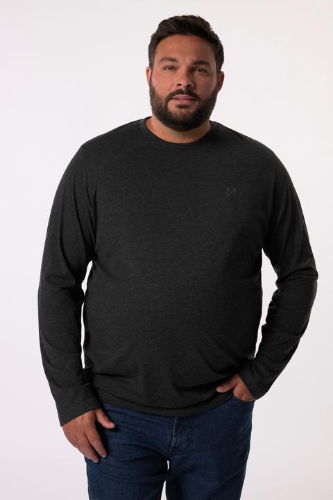 Produktbild Men+ Langarmshirt, Bauchfit, Spezialschnitt, Basic, Rundhals, bis 10 XL (5XL)