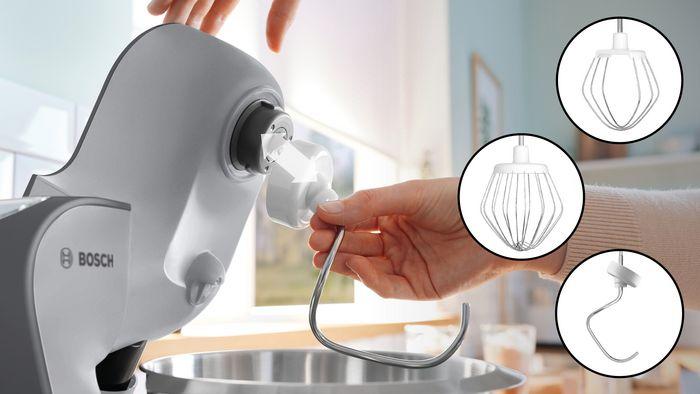 Immagine prodotto Bosch Hausgeräte Bosch Serie 4, Küchenmaschine, MUM 5, 1000 W, Silber, Dark silver, MUM58310, ID MUM58310 (1000 W)