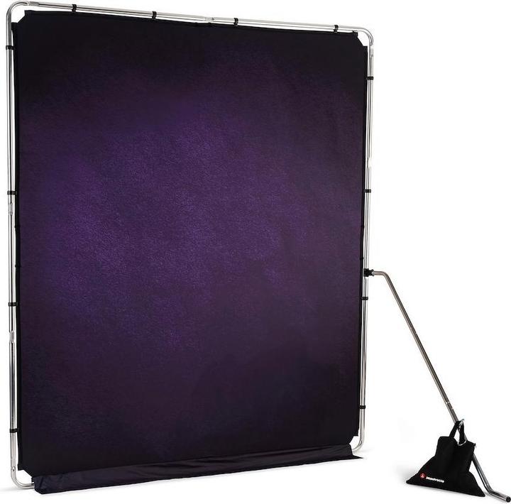 Actual product image Manfrotto Ezy Frame Vintage 2 x 2.3m, Aubergine (200 cm, 230 cm)