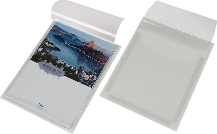 Actual product image Eichner 10 document sleeves self-adhesive transparent (A4, 23 mm, 10 Piece)