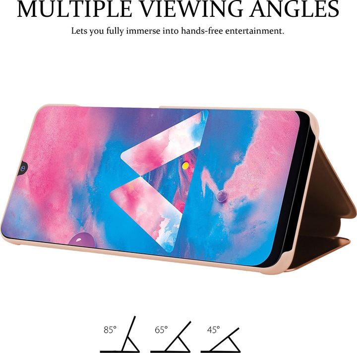 Produktbild Cadorabo Book Smart View Spiegel Cover (Samsung Galaxy M30, Samsung Galaxy A40s)