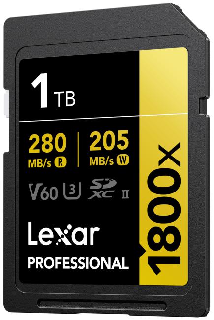 Immagine prodotto Lexar Professional 1800x (1000 GB, SDXC, U3, UHS-II)