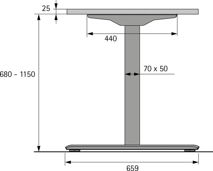Produktbild Hettich Tischgestell-Set Change Top Eco