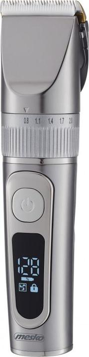 Actual product image Mesko | Hair Clipper with LCD Display | MS 2843 | Cordless | Number of length steps 4 | Stainless Steel