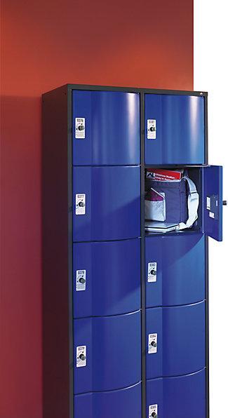 Actual product image C+P Resisto 4-fold compartment locker (39.60 x 54 x 195 cm)