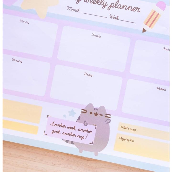 Produktbild Wochen-Notizkalender Pusheen Block, 29.7 x 42 cm (A3)