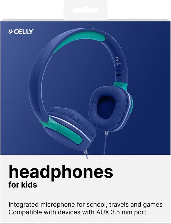 Produktbild Celly Wired Headphone For Kids Bl