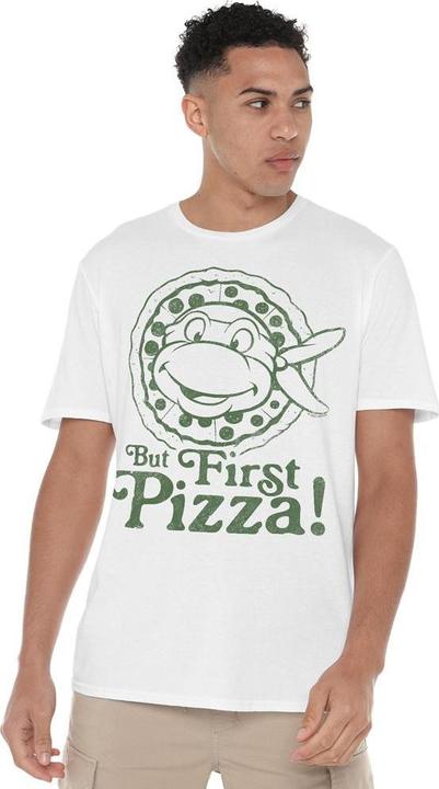 Produktbild Teenage Mutant NT But First Pizza TShirt (L)