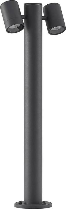 Lucande Maloney 2 Luminaire de jardin H75 Dark Grey (GU10, IP54)