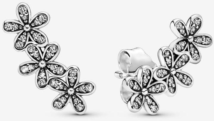 Actual product image Pandora Stud earrings glossy daisies (Silver)