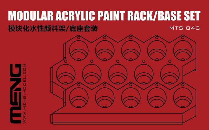 Image du produit Meng-Model Kit de base/rack de peinture acrylique modulaire