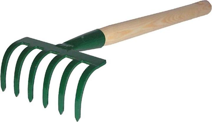 Actual product image Kard GRABKI MAŁE 6-ZĘBÓW Z TRZONKIEM 30cm