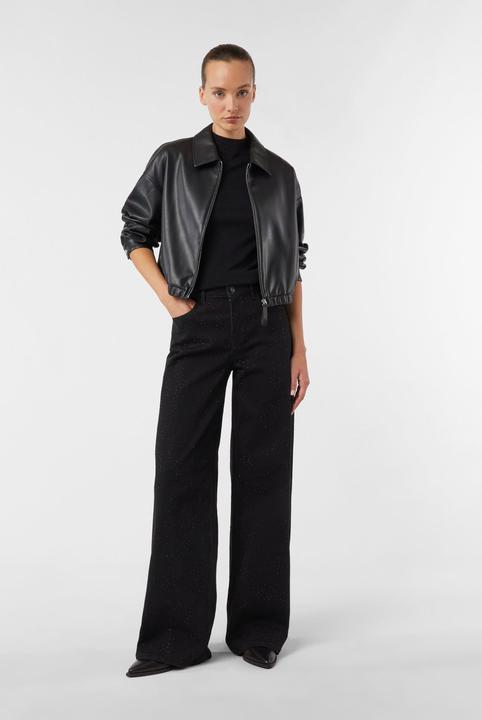 Produktbild Comma Strickpullover Halbarm-Shirt mit Glitzergarn (44)