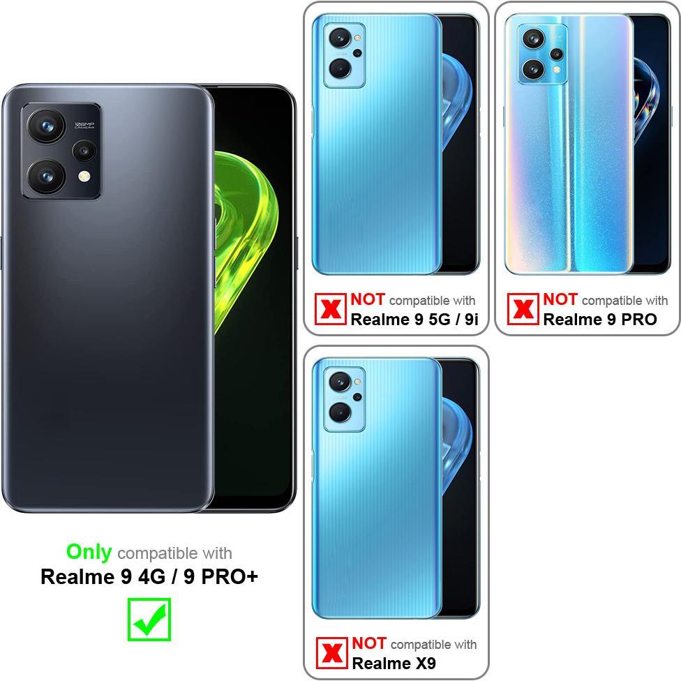 Thumbnail - Cadorabo Universale Schutzhülle Tasche mit Gürtelclip (Realme 9 4G), Smartphone Hülle, Schwarz