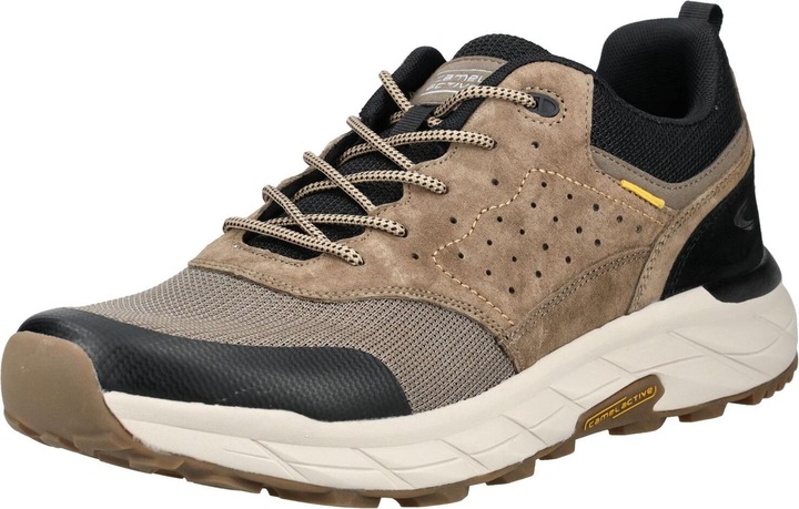 Camel Active Sneaker pig nubuk/textile SCHLAMM/SCHWARZ