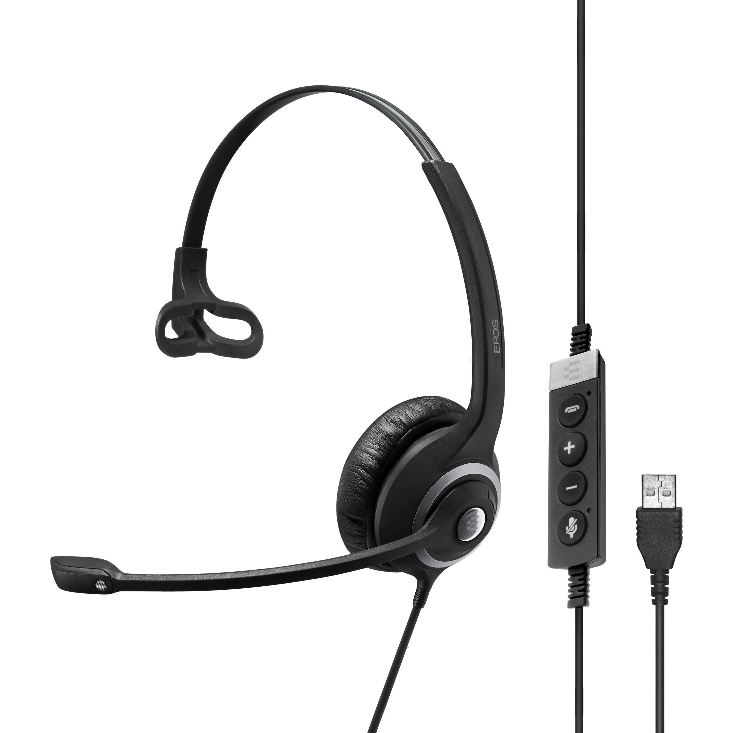 EPOS Sennheiser Impact SC 75 (Kabelgebunden, USB-A), Office Headset, Schwarz
