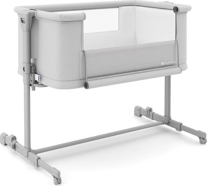 Actual product image KinderKraft Co-sleeping crib NESTEE GROW 2 light grey