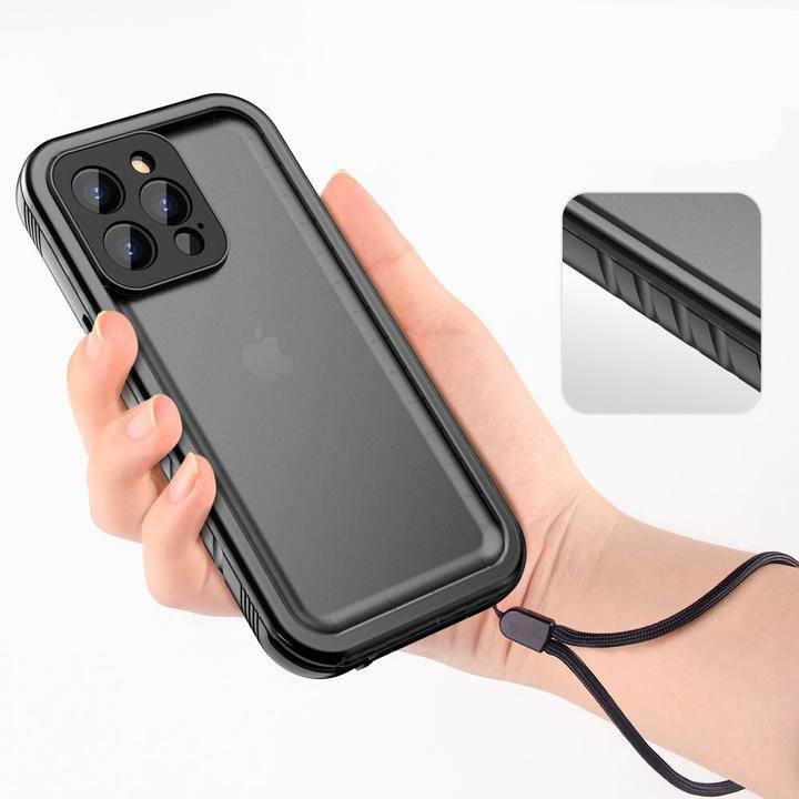 Produktbild Tech Technologija apsaugota DĖKLAS technologija apsaugota ekrano dėžutė IP68 Apple iPhone 14 Juodas (Apple iPhone 14)
