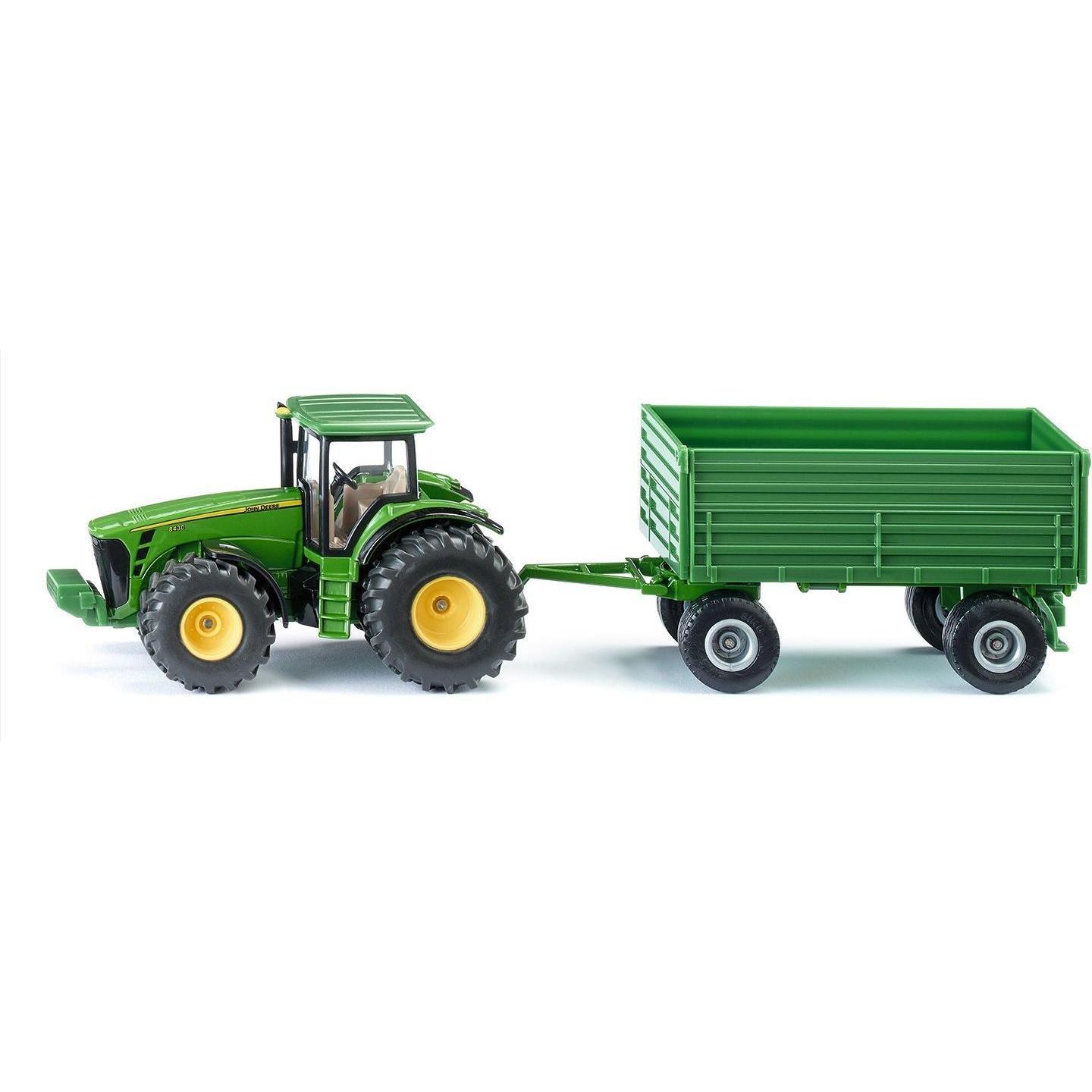 Siku John Deere Traktor mit Anhänger