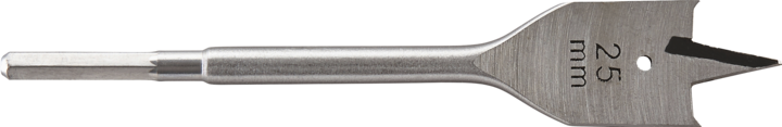 Actual product image wolfcraft Flat Milling Drill Bit, Hexagon Shank, Ø 25 mm (25 mm)
