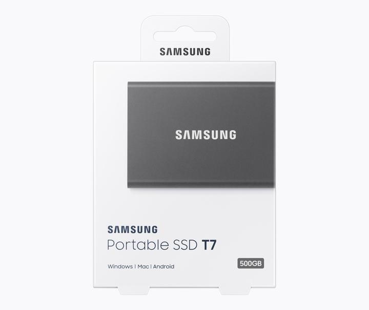 Produktbild Samsung Portable T7 Titan Grey (0.50 TB)