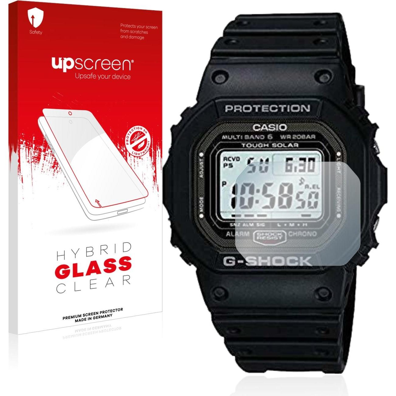 upscreen Scratch Shield Panzerglasfolie, Smartwatch Schutzfolie, Transparent