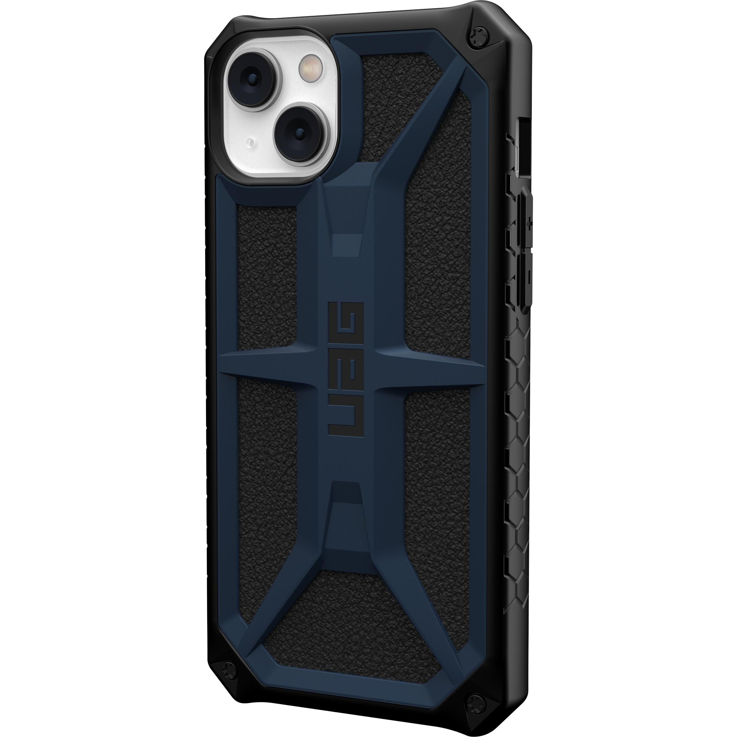 UAG Monarch Case (Apple iPhone 14 Plus), Smartphone Hülle, Schwarz, Blau