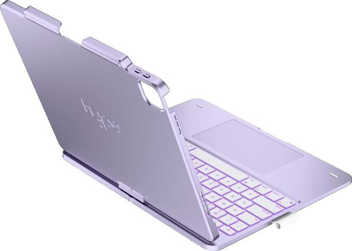 Actual product image Typecase Flexbook Touch Case with Keyboard for iPad Air 13" M2 2024 / M3 2025 / M4 2026 light purpl (Eng. Int., Apple iPad Air 13 2024, Apple iPad Air 13 2025, Apple iPad Air 13 2026)