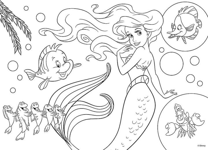 Actual product image Lisciani Puzzle Df Plus 60 Little Mermaid (60 pieces)