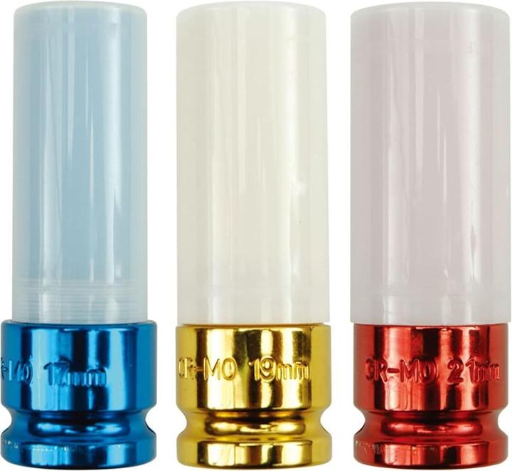 Immagine prodotto Yato Profi Kraft 1/2" Steckschlüsselsatz für Alufelgen YT-1056 Schoneinsätze (1/2")