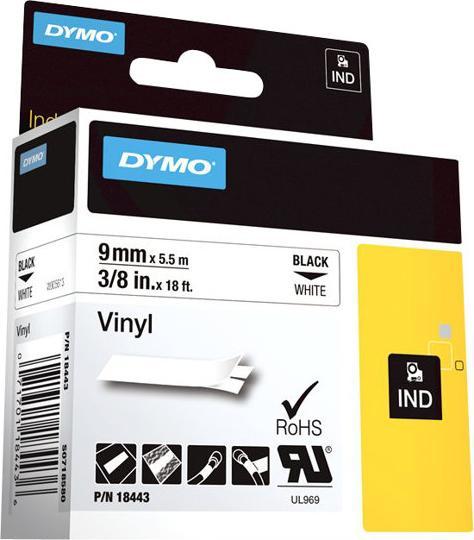 Produktbild Dymo Rhino Vinylband, 18443, weiss (0.90 cm, Weiss)