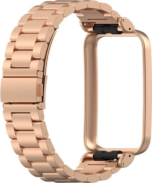 Produktbild Cover-Discount Xiaomi Mi Band 7 Pro - Armband Maschen roségold (Edelstahl)