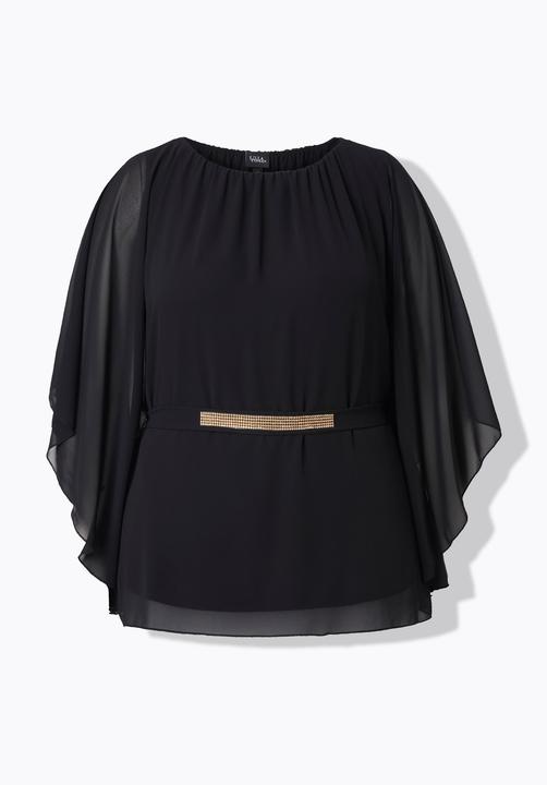 Actual product image Ulla Popken Layered Chiffon Blouse (58, 60)