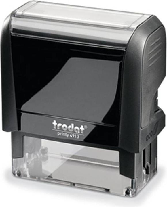 Produktbild Trodat Textstempel Printy 4913 Abmessung der Stempelfläche: 58 x 22 mm Ausführung der Drucktexte: indivi...