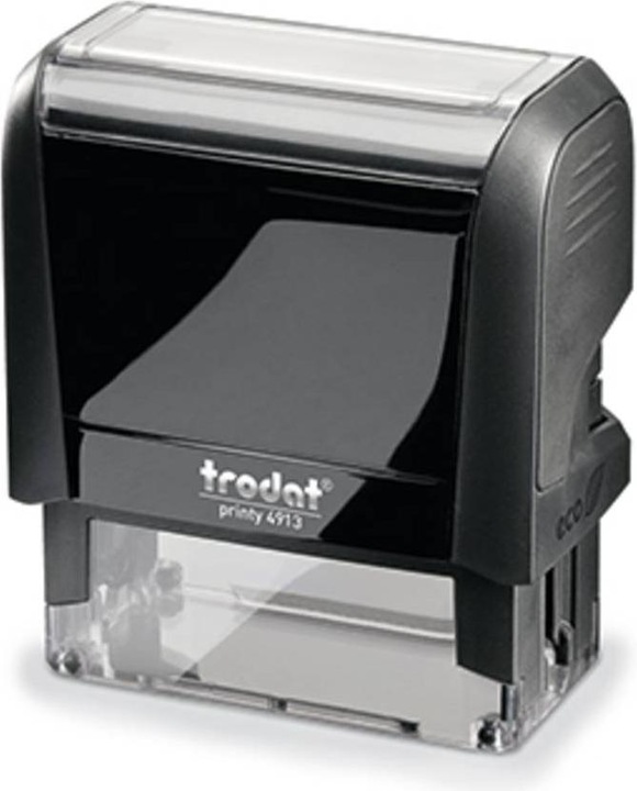 Actual product image Trodat Text stamp Printy 4913 Stamp area dimensions: 58 x 22 mm Print text design: indivi...