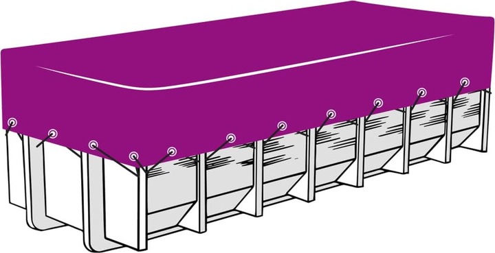 Produktbild Diverse Hardware Containernetz HDPE 3,5 x 7 m Schwarz