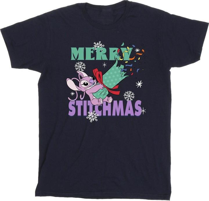 Produktbild Lilo & Stitch Merry Stitchmas TShirt Mädchen (116)