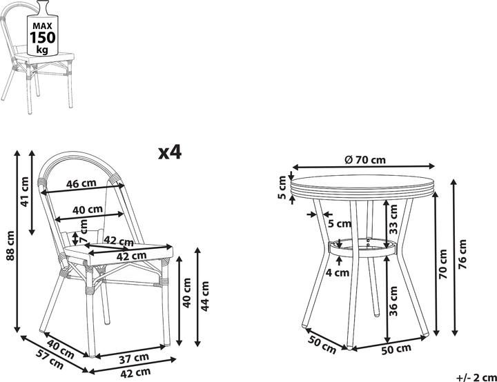 Produktbild Beliani Rifreddo